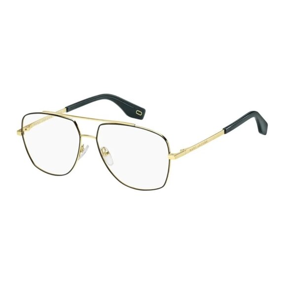 NEW MARC JACOBS MARC 271 0RHL 00 EYEGLASSES GOLD BLACK AVIATOR UNISEX EYEWEAR